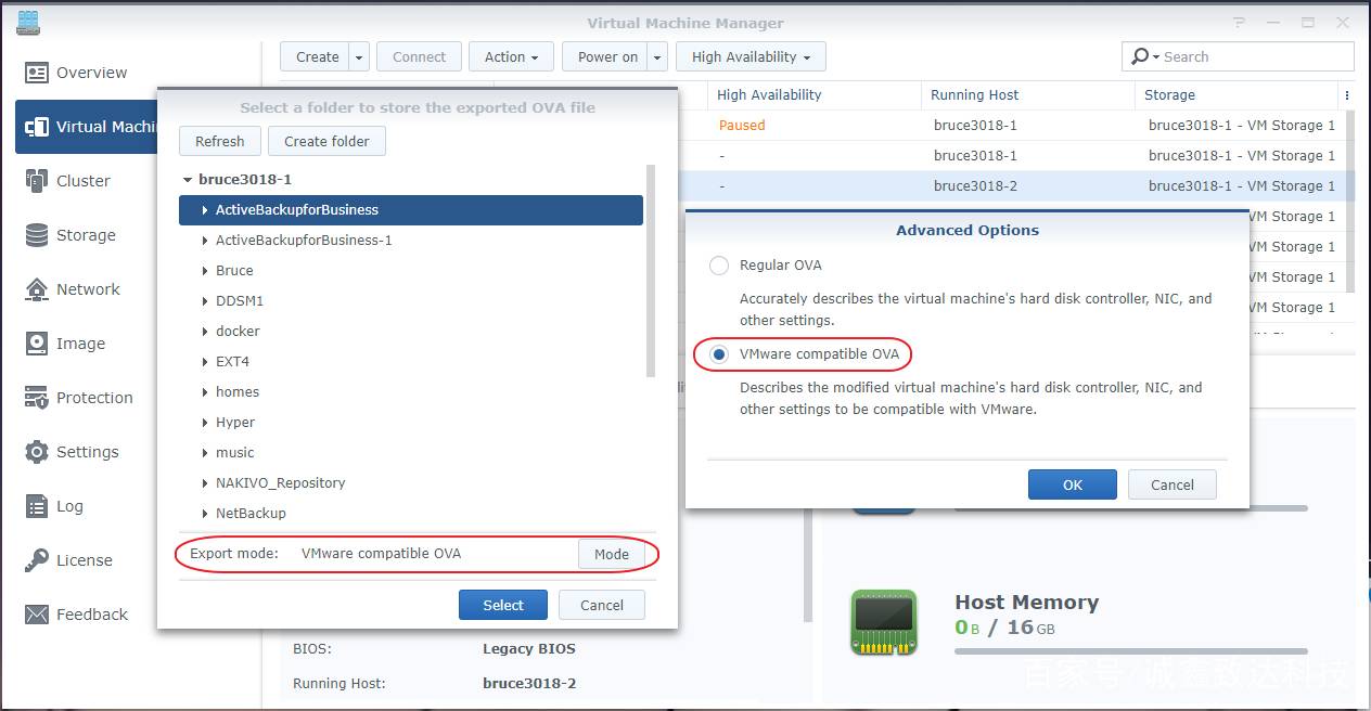 虚拟化服务器vsphere备份迁移,群晖NAS如何将即时还原的虚拟机迁移到其原始虚拟化平台？...