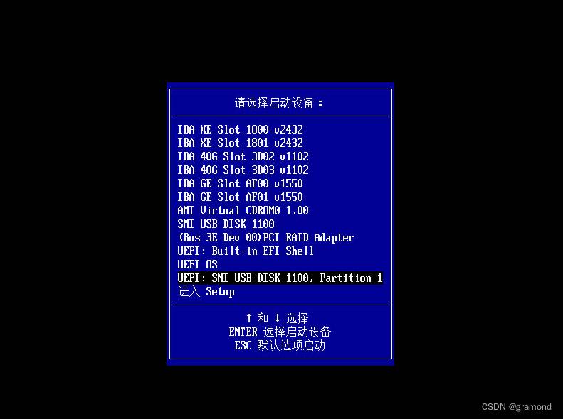 中科曙光&宁畅R620 G40安装Centos7识别不到硬盘