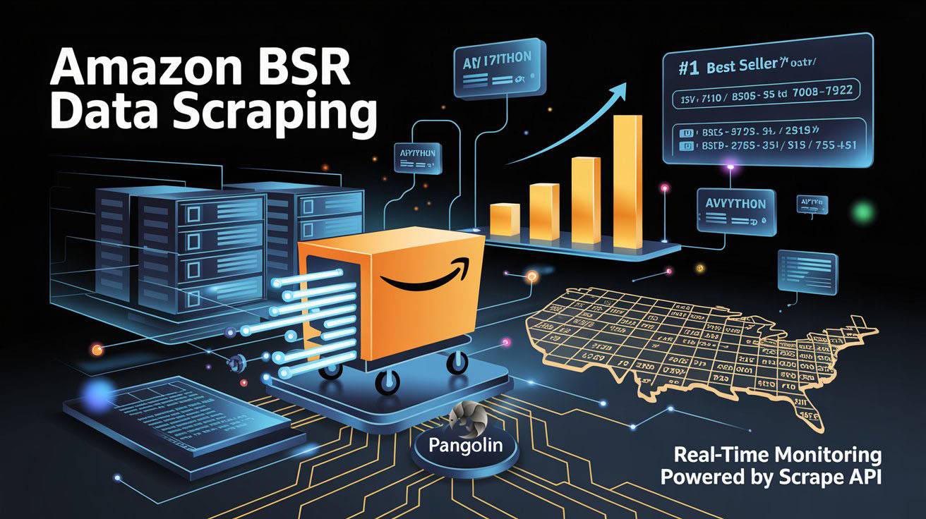 实战：基于Pangolin Scrape API，如何高效稳定采集亚马逊BSR数据并破解反爬虫？
