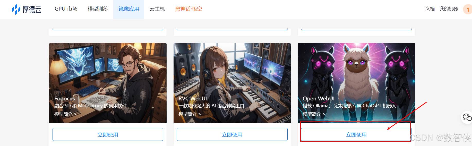 使用OpenWebUI快速部署多种AI大模型