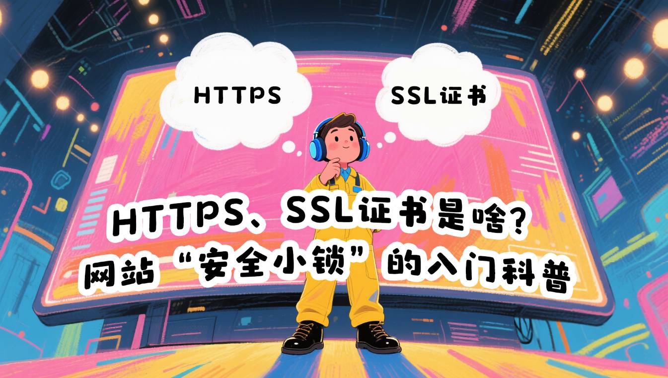 HTTPS、SSL证书是啥？网站“安全小锁”的入门科普